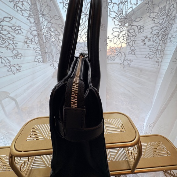 Nine West Black Patterned Tote - Picture 7 of 7